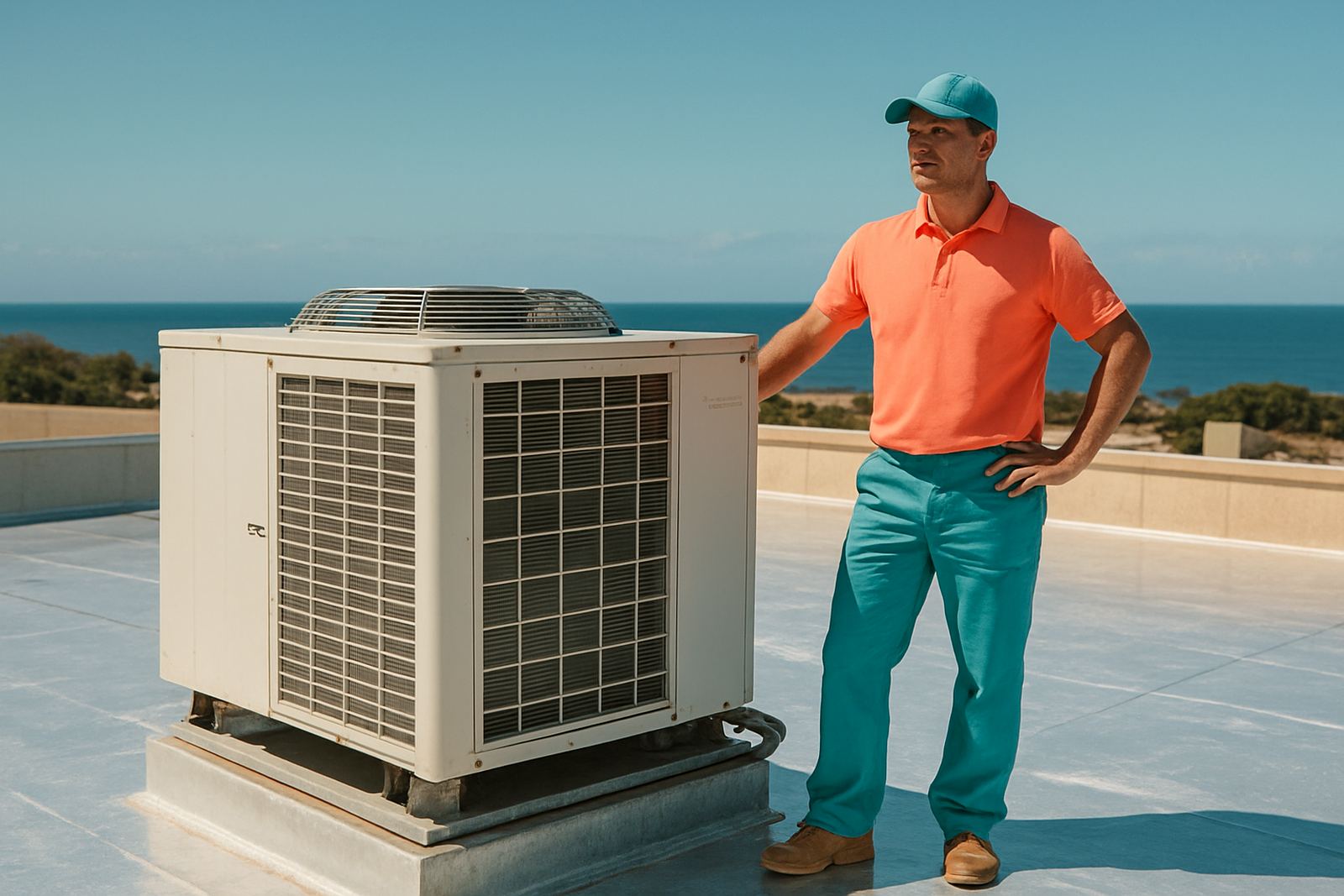 Roof Units In Summer